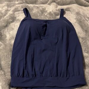 Women's Blue Tankini Top 14D